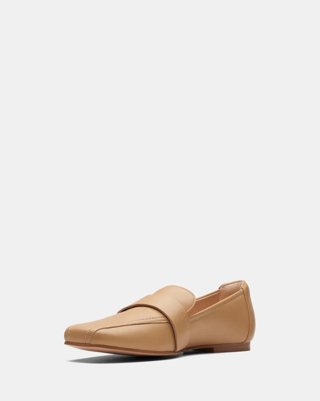 Seren Flat Camel Leather