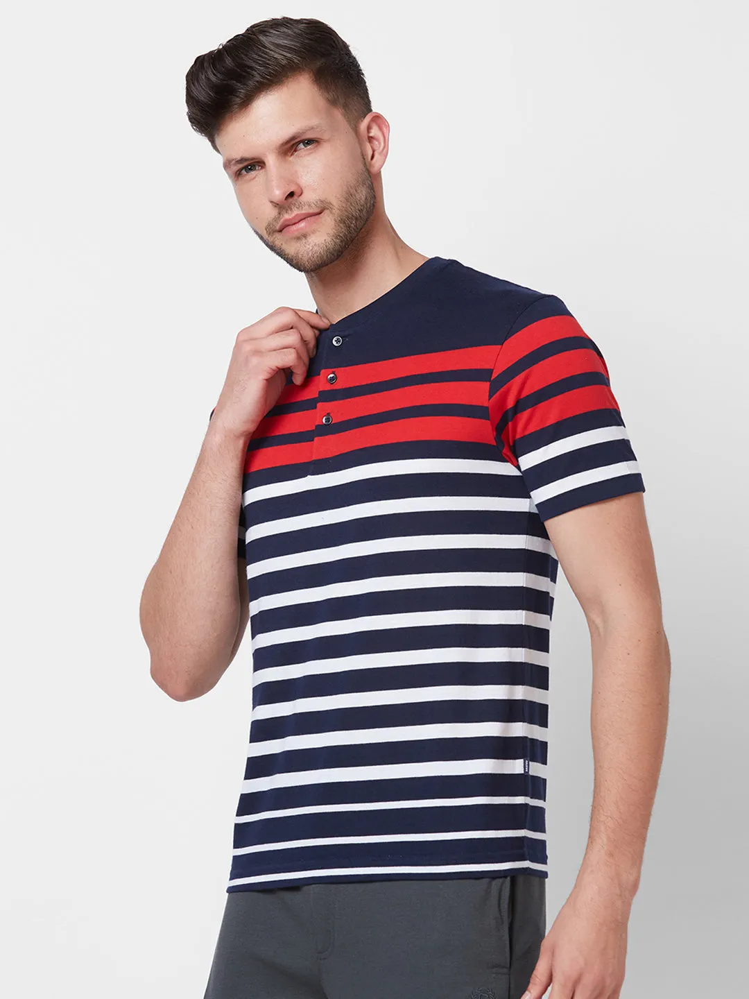 Stripe Henley