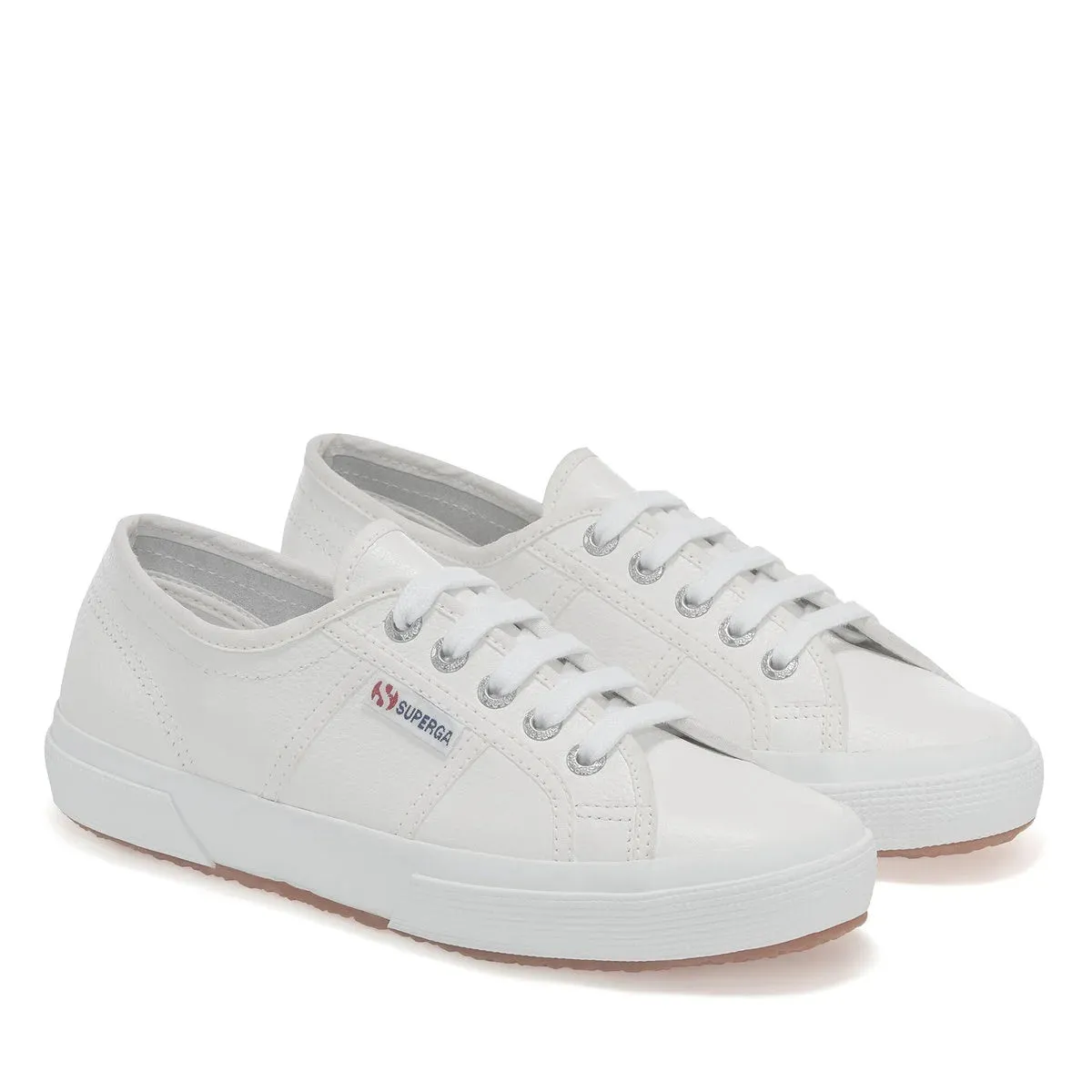 Superga Efglu Tumbled Leather 900WHT White