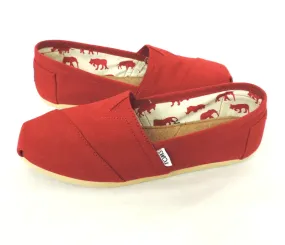 Toms women's- Red Canvas Classics