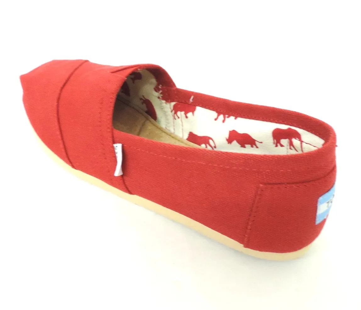 Toms women's- Red Canvas Classics