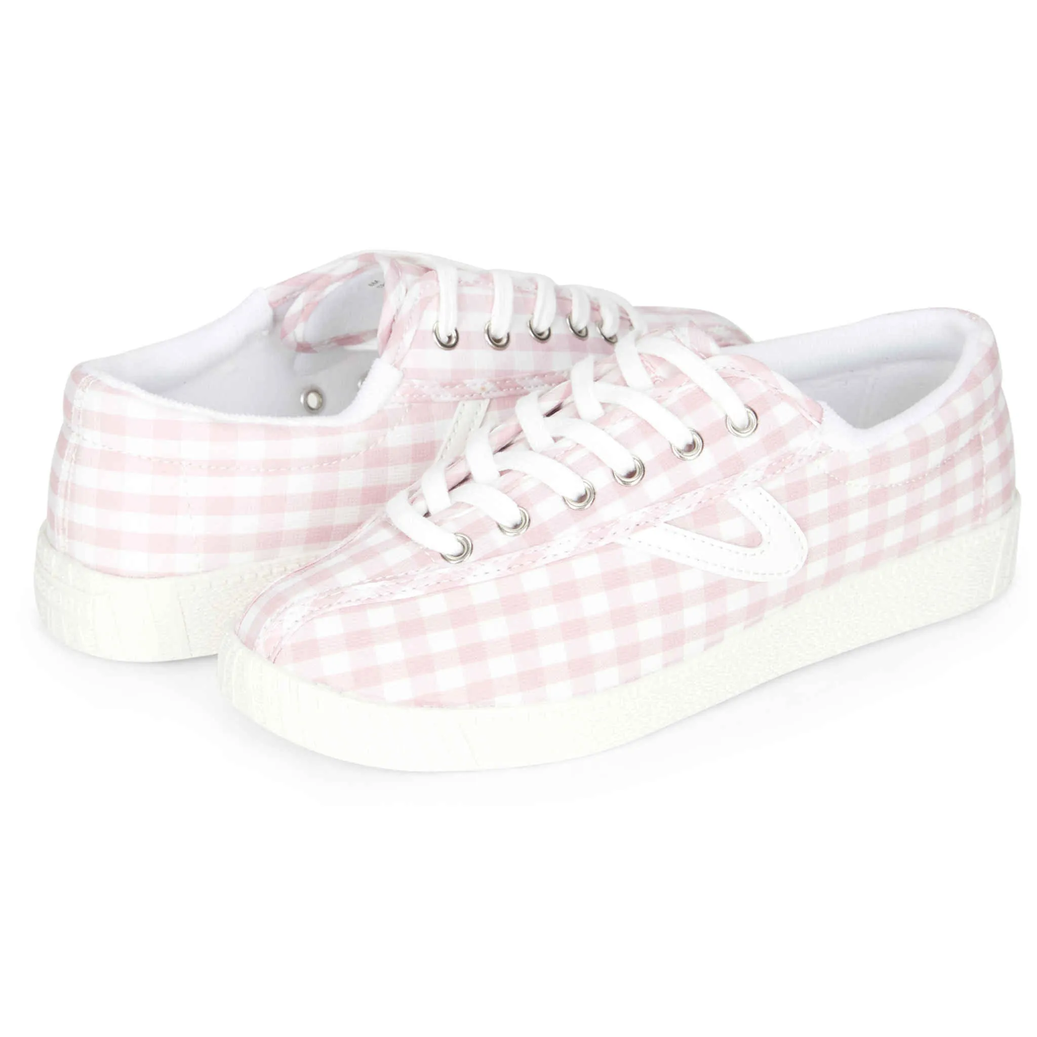 Tretorn Women's Sneakers Nylite Gingham Pink