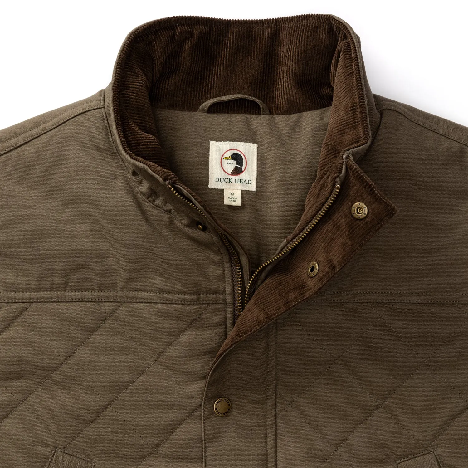 Waxed Duck Canvas Quilted Vest