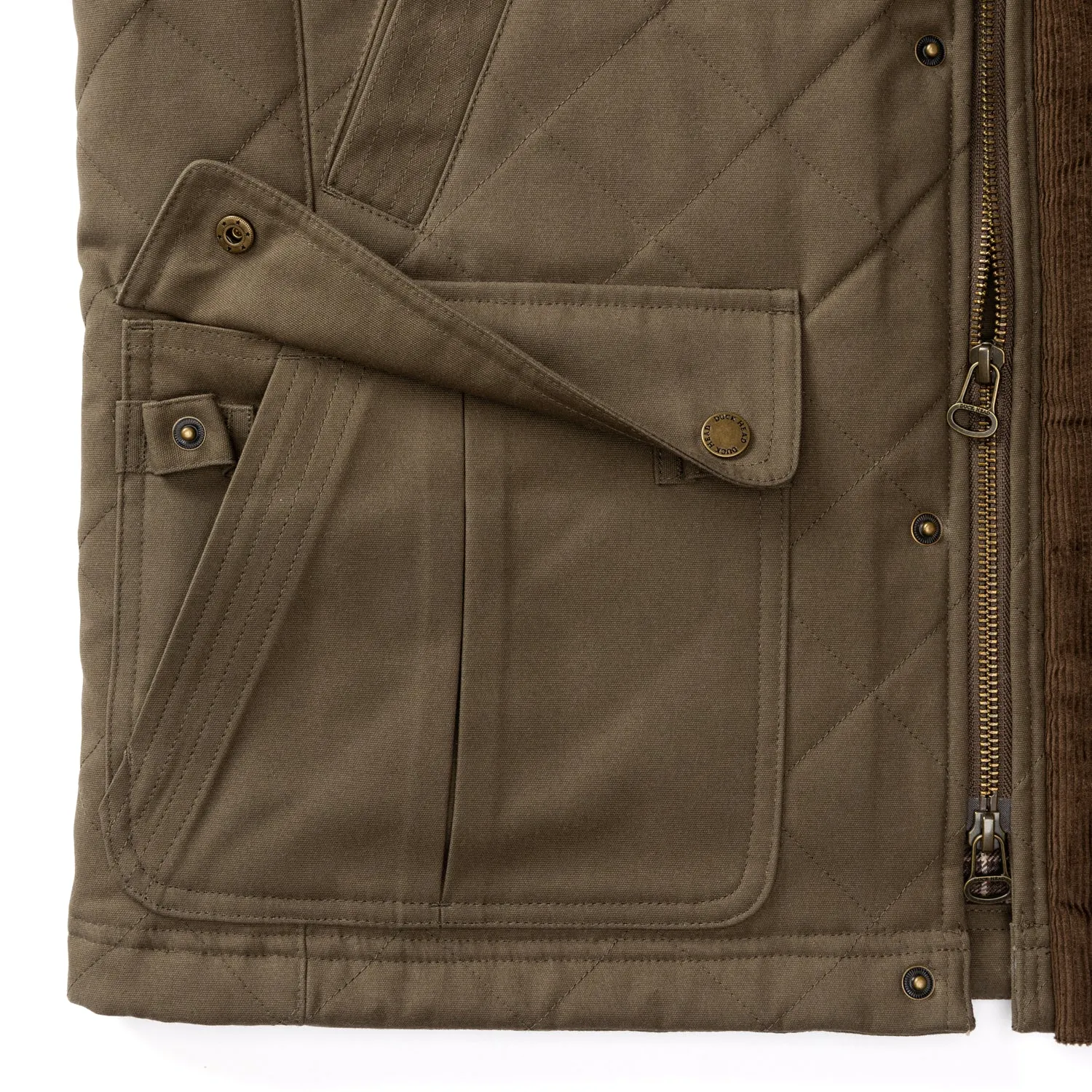 Waxed Duck Canvas Quilted Vest