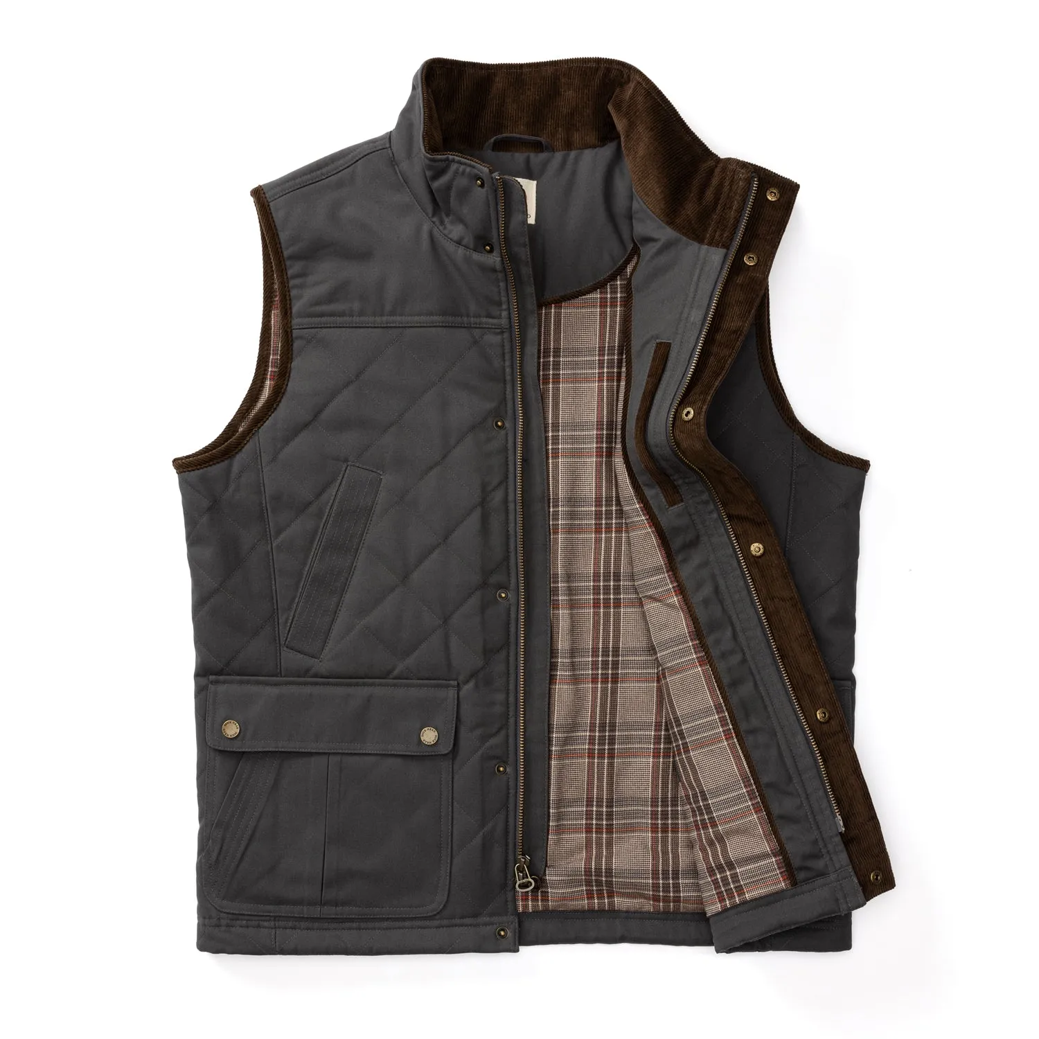 Waxed Duck Canvas Quilted Vest