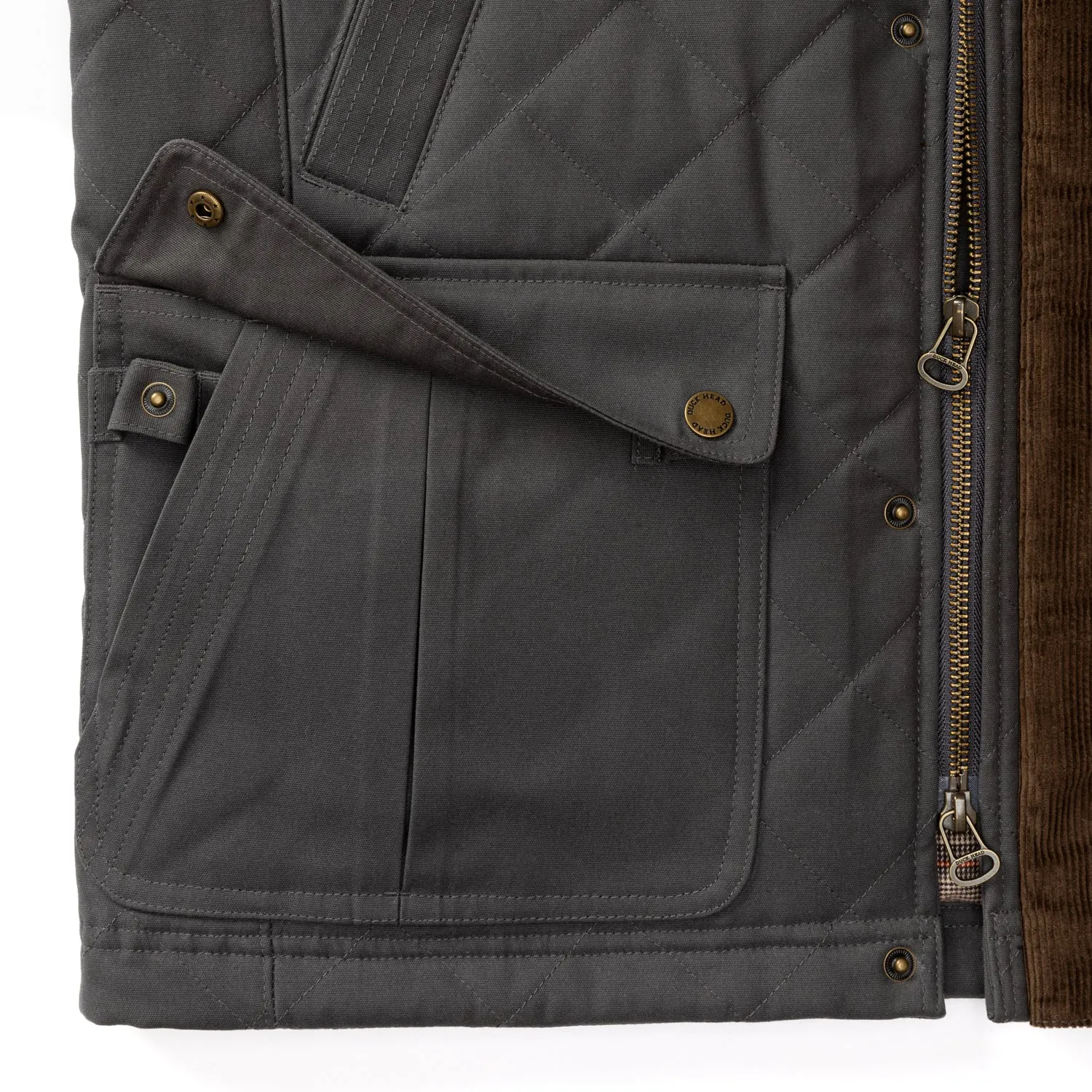 Waxed Duck Canvas Quilted Vest