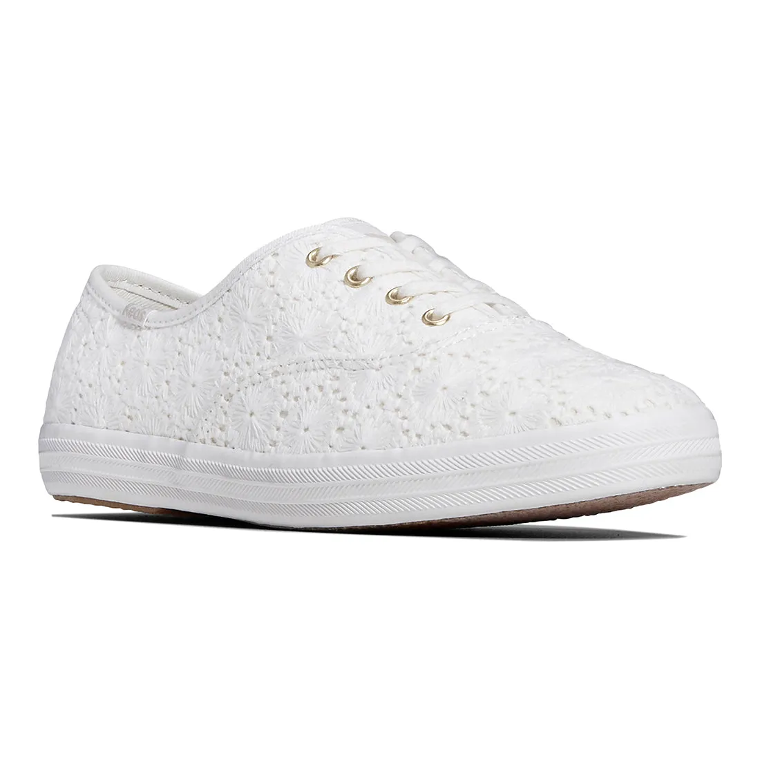 Women's Champion Crochet Sneaker Cream (WF67712)