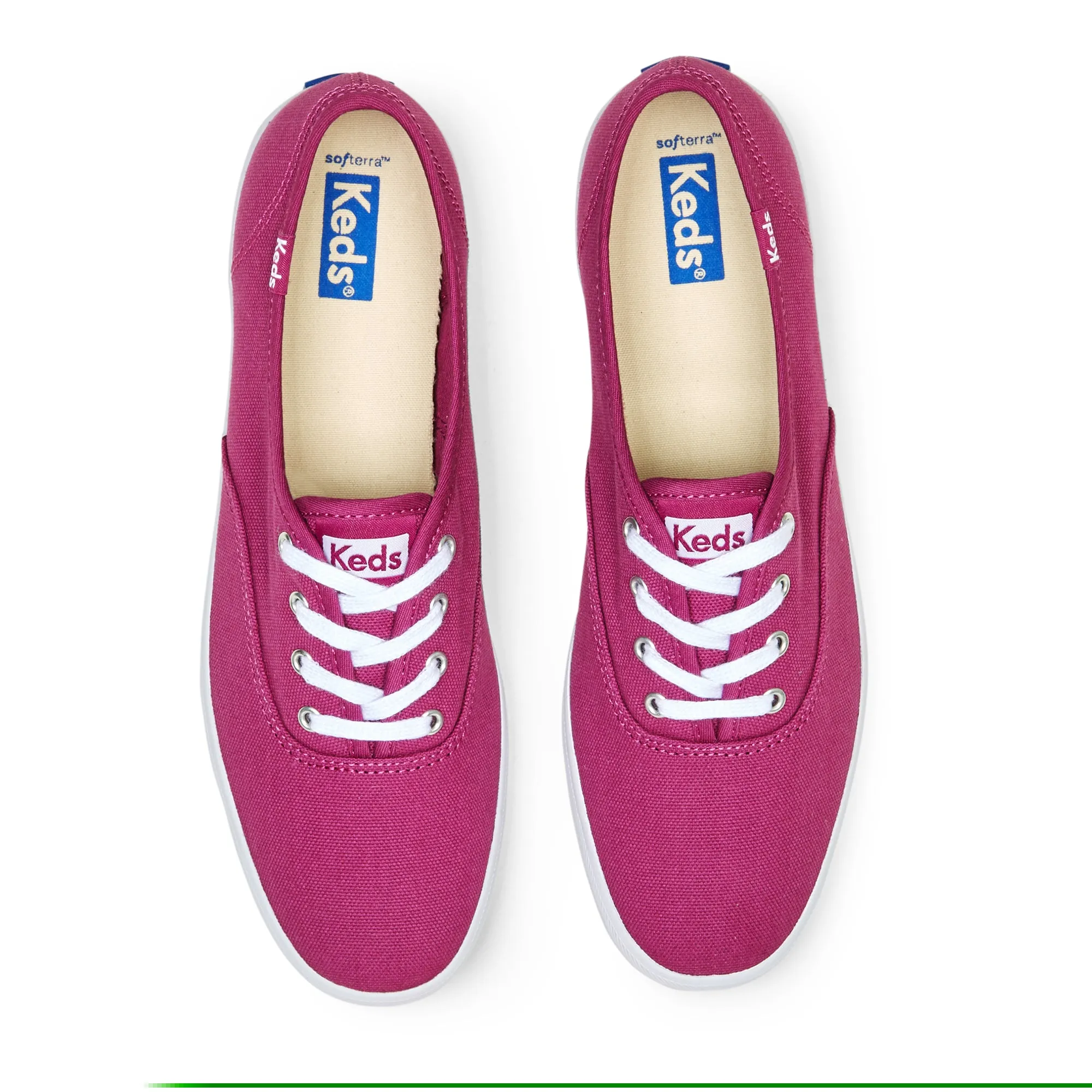 Organic Cotton Purple Womens Keds Champion Canvas Sneaker (WF66866).